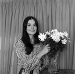 Woman Holding a Vase of Flowers, B by George Skip Gandy IV