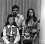 Family Portrait in Front of Curtain, I by George Skip Gandy IV