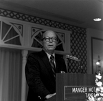 Jim Newton Speaking at the Manger Motor Inn, Tampa, Florida, B by George Skip Gandy IV