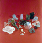 Collection of Broken Glass Bottles and Ceramic Pieces, D by George Skip Gandy IV