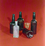 Group of Glass Bottles and Glass Cup, D by George Skip Gandy IV