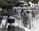 Ensslin Employees Talking Outside, Tampa, Florida, J by George Skip Gandy IV