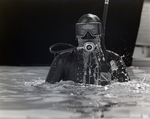 Diver Emerging from Water with Scuba Gear, A by George Skip Gandy IV