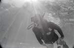 Underwater Diver in White Star Gear, P by George Skip Gandy IV