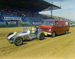 Driver in Race Car at Florida State Fair, A by George Skip Gandy IV