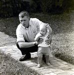 Skip Gandy Holds 11-Month-Old Son Eric, A by George Skip Gandy IV
