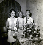 Three Attendees Near Food Table at Banquet, Exchange National Bank by George Skip Gandy IV