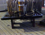 Wooden Table on a Ship Deck, P by George Skip Gandy IV