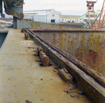 Identification Markings on Corroded Ship's Panel, D by George Skip Gandy IV