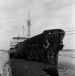 R.E. WILSON Freighter at Coastal Port, B by George Skip Gandy IV