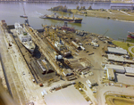 Aerial View of Coastal Shipyard and Repair Facility, E by George Skip Gandy IV