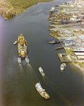 Aerial View of Coastal Shipyard and Repair Facility, G by George Skip Gandy IV