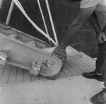 Person Inspecting Metal Equipment Invovled in an Accident, B by George Skip Gandy IV