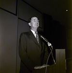 Representative Sam Gibbons Speaks at Podium During Award Dinner by George Skip Gandy IV