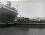 Train and Ship at Harbor for Metalweld Incorporated by George Skip Gandy IV