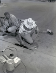 Marbelite Co. Employees Work on Pavement, G by George Skip Gandy IV
