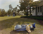 Golf Club Bag on Ground outside Marion Oaks Country Club, A by George Skip Gandy IV
