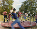 Children Playing on Playground Equipment at Marion Oaks Country Club, B by George Skip Gandy IV