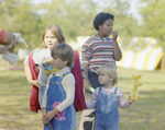 Children Watching Clown Twist Balloons at Marion Oaks Country Club by George Skip Gandy IV