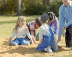Children Playing outside at Marion Oaks Country Club, D by George Skip Gandy IV