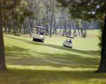 Golf Carts on Golf Course at Marion Oaks Country Club, A by George Skip Gandy IV