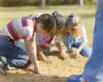 Children Playing outside at Marion Oaks Country Club, E by George Skip Gandy IV