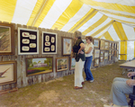 People Viewing Paintings at Marion Oaks Country Club, B by George Skip Gandy IV