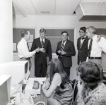 People Talking in Office for Master Charge, A by George Skip Gandy IV