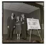 People on Stage with 10th Anniversary Sign for Master Charge, N by George Skip Gandy IV