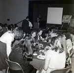 People Dining at Tables for Master Charge, A by George Skip Gandy IV