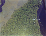 Aerial View of Multiple Houses and Docks on a River, Tampa, Florida, B