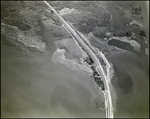 Aerial View of the Howard Frankland Bridge Area, St. Petersburg, Florida, C by Skip Gandy