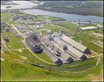 Aerial View of Cargill Fertilizer Facility and Doyle E. Carlton Bridge, Riverview, Florida