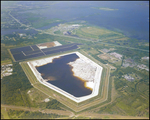 Aerial View of Phosphate Waste Stack near Cargill Fertilizer Facility, Riverview, Florida, B