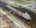 Cargo ship Continental Trader docked, Port Tampa Bay, Florida, D