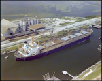 Cargo ship Continental Trader docked, Port Tampa Bay, Florida, E