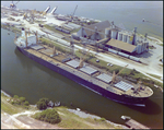 Cargo ship Continental Trader docked, Port Tampa Bay, Florida, G