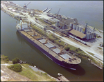 Cargo ship Continental Trader docked, Port Tampa Bay, Florida, H