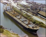 Cargo ship Continental Trader docked, Port Tampa Bay, Florida, J