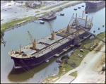 Cargo ship Continental Trader docked, Port Tampa Bay, Florida, M