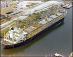 Cargo ship Continental Trader docked, Port Tampa Bay, Florida, O