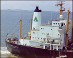 Bow of the Continental Trader in Transit, Port Tampa Bay, Florida