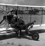 Stationary Biplane on Runway, Tampa, Florida, D by George Skip Gandy IV