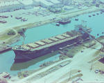 Cargo Ship, Damodar General T.J. Park, Docked at Port Tampa, Florida, B