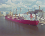 Cargo Ship, Dan Bauta, at Port Tampa, Florida, B by George Skip Gandy IV