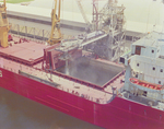 Loading Operations on Cargo Ship, Dan Bauta, at Port Tampa, Florida by George Skip Gandy IV