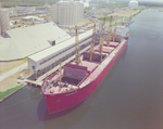 Cargo Ship, Dan Bauta, at Port Tampa, Florida, C by George Skip Gandy IV