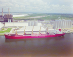 Cargo Ship, Dan Bauta, at Port Tampa, Florida, D by George Skip Gandy IV