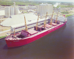 Cargo Ship, Dan Bauta, at Port Tampa, Florida, E by George Skip Gandy IV