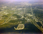 Aerial View of Interstate Highway 275, Tampa International Airport, and Tampa Bay, C by George Skip Gandy IV